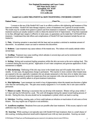 Fillable Online GentleYAG Laser Treatment Informed Consent - nedlc Fax ...