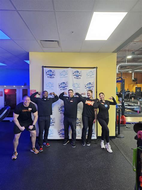 It's great when we get special visitors from Crunch Fitness Franchise ...