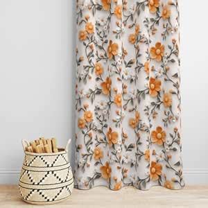 DECOMIZER 7D Super Soft Brushed Microfiber Cotton Door Curtains,48X84 ...
