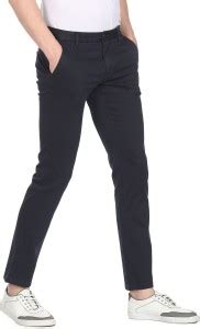 Arrow Sport Slim Fit Men Blue Trousers - Buy Arrow Sport Slim Fit Men ...