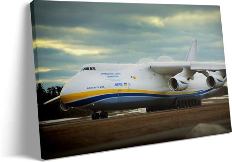 Buy Large Wall Art For Living Room - An-225 Mriya Air Force Fighter ...