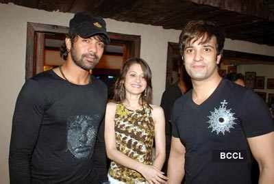 (L-R) Shabbir Ahluwalia, Sanjeeda Sheikh and Aamir Ali at the launch of ...