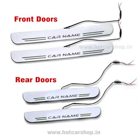 Toyota Innova - LED Door Sill Scuff Plates - Acrylic