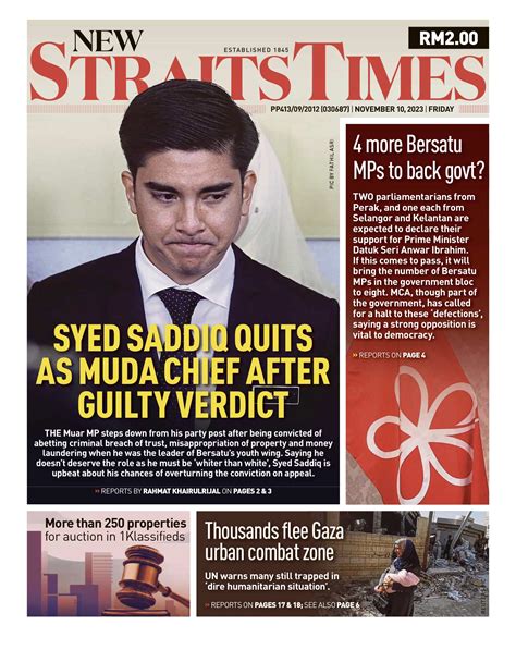 Media Hari Ini Jumaat 10.11.2023 – Selak-Selak