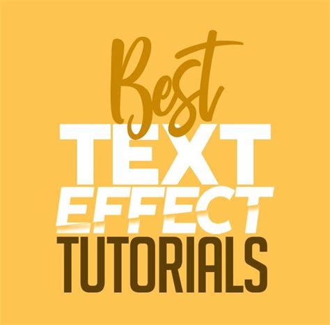 Image result for Photoshop Text Effects Tutorials