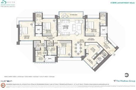 Rent 5 BHK Flat/Apartment in Hubtown 25 South Prabhadevi, Mumbai - 3266 ...