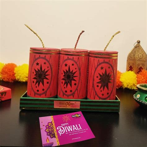 Buy Luxury Diwali Gift Box - The Laxmi Bomb Platter (3 Box Set) in ...