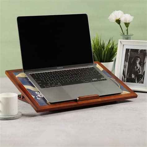 Buy INDIA CIRCUS Bird Land Paradise Foldable Laptop Table - Brown from ...