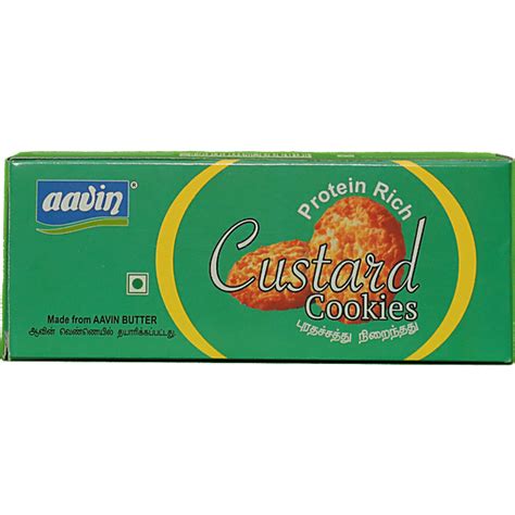 Buy Aavin Custard Cookies - Crunchy, Protein Rich Online at Best Price ...