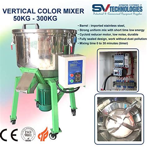 SV TECHS HYNAAR Vertical Plastic Granules Color Mixer Three Phase / 50 ...