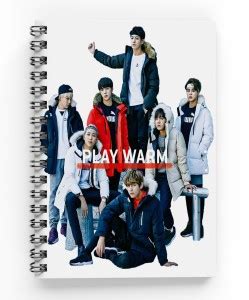 MG Brand BTS Bangtan Boys Spiral Bounded Rulled Notebook A5 Notebook ...