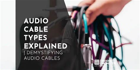 Audio Cables Explained 的图像结果