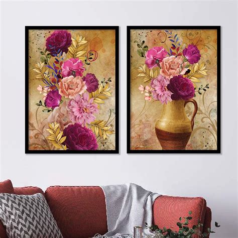 Floral Art Combos - Framed Posters and Paintings for Home and Wall ...