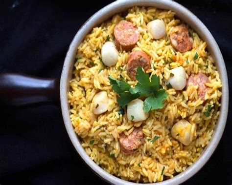 हेल्दी एंड टेस्टी Spanish Rice रेसिपी - one-pot-spanish-rice-and-prawns ...