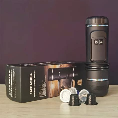 YMTQ Houselin Portable Mini Espresso Machine 12V 24V Car Coffee Maker with Self Heating ...