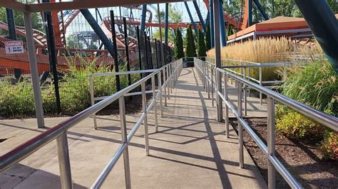 rougarou cedar Point queue line walkthrough - YouTube