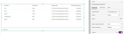 Image result for Power Apps Table Control