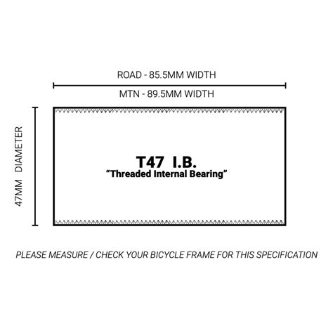 Praxis Bottom Brackets | Shimano T47 I.B. Threaded, 85.5mm Road ...