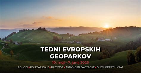TEDNI EVROPSKIH GEOPARKOV 2025 v Geoparku Idrija, Idrija Unesco Global ...