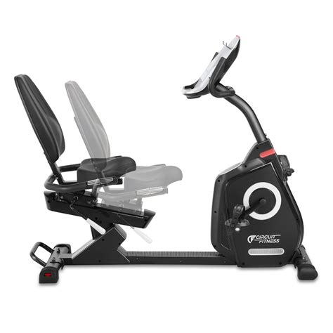Circuit Fitness Recumbent Magnetic Exercise Bike With 15 Workout ...