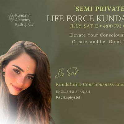 KAP Kundalini Activation By Stef - Semi Private Session, 10355 NW 89th ...