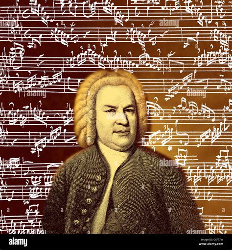 Johann Sebastian Bach, 1685 - 1750, a German composer and organ and ...