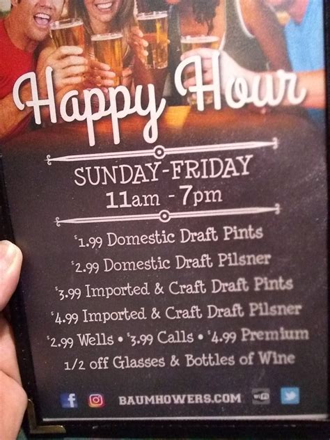 Menu at Baumhower's Victory Grille pub & bar, Montgomery