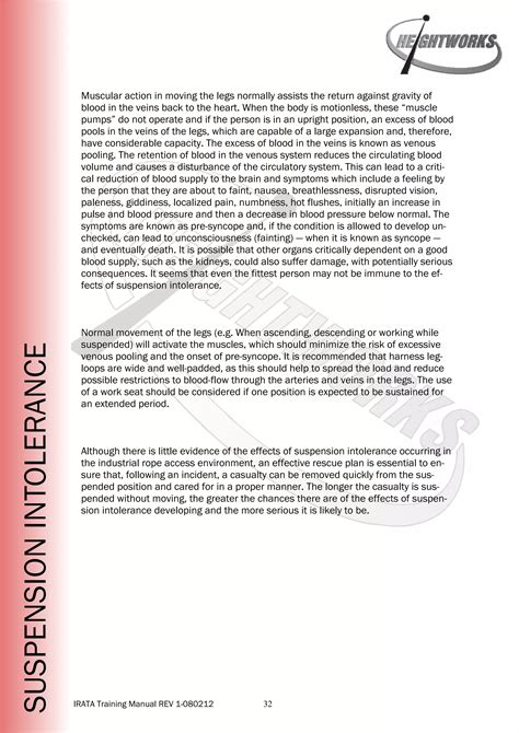 Heightworks IRATA Manual | PDF