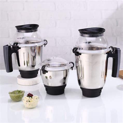 Galaxy Mixer Grinder 750W 100% Copper Motor, 4 Stainless Steel Jars, B ...