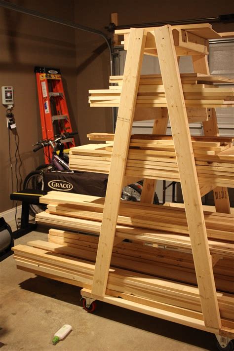 diy lumber rack