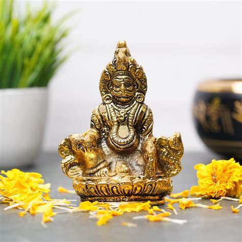 Buy Webelkart Premium Metal Lord Kuber Statue for Wealth and Harmony ...
