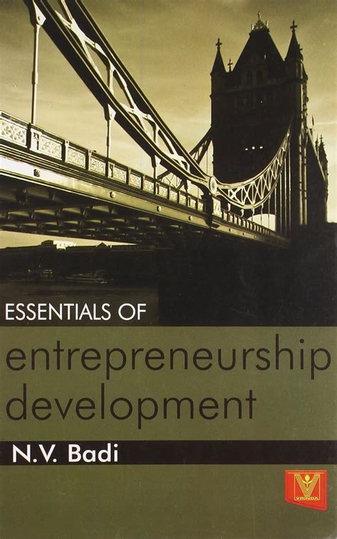 Essentials of Entrepreneurship Development : N.V.Badi: Amazon.in: Books
