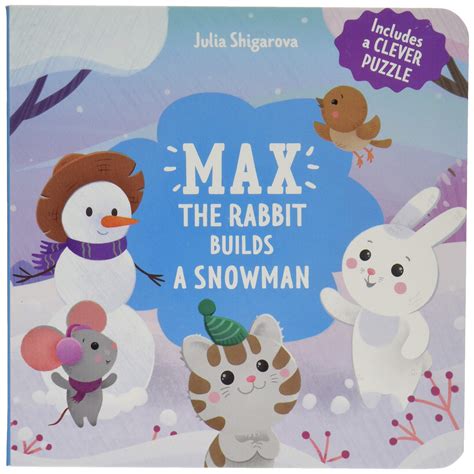 Buy Max the Rabbit Builds a Snowman: Includes a Clever Puzzle (Clever ...