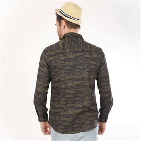 Camouflage Print Full Sleeves Matching Shirts For Father And Son ...