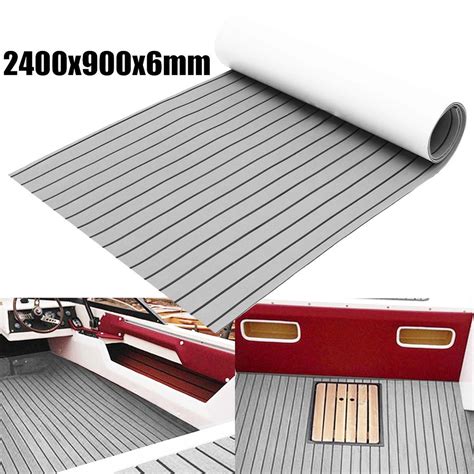 2400x900x6mm Self-Adhesive eva teak foam decking Sheet for boats Marine ...