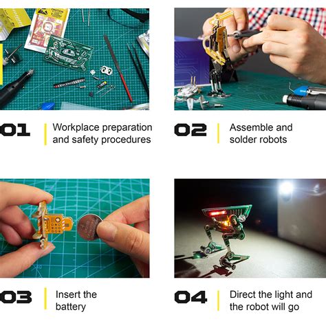 Geeek Club Robot Building Kit for Kids and Adults - Smart Nano Bots ...