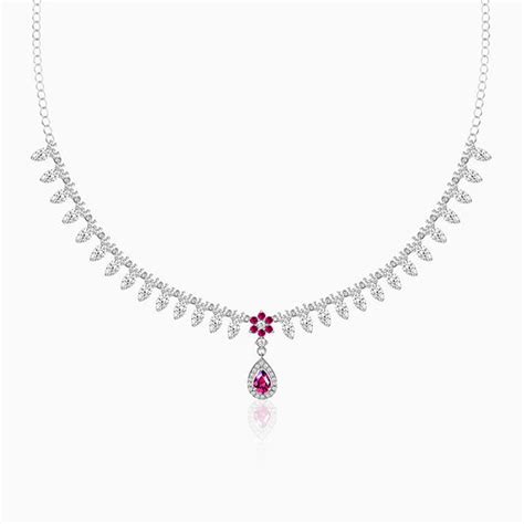 Silver Cherry Pink Crystal Earrings – GIVA