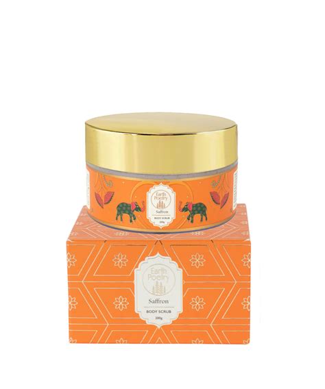 Saffron Body Scrub (200 g) – Earth Poetry