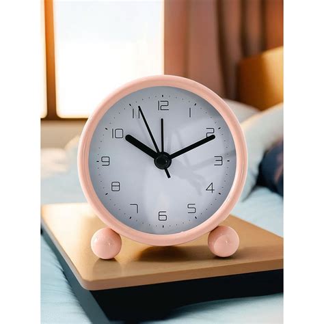 Buy The Better Home Peach Round Shaped Alarm Clock Online