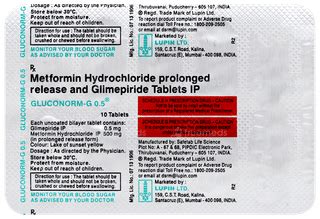 Gluconorm G 0.5 Tablet: Uses, Side Effects, Price & Substitutes