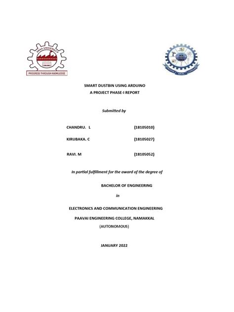 Image result for Smart Dustbin PDF