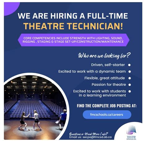 Theatre Jobs Baltimore at Spencer Maconochie blog