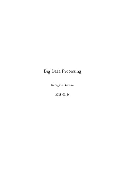 BDA 5 - Important Q&A on Machine Learning Algorithms in Big Data - Studocu