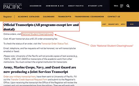 Image result for Clearing House Transcripts Request