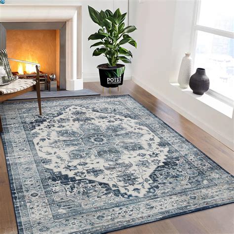 Amazon.com: Zacoo Rugs for Living Room Bedroom Decor Washable Rug ...