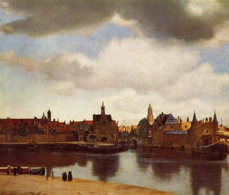 Johannes Vermeer Blog: Vermeer painting View of Delft (1658)