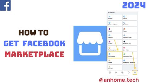 How to Access Facebook Marketplace New 2024 - YouTube