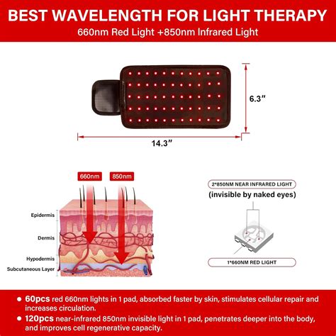 Buy Red Light Therapy Belt, Led Light Therapy with Timer, Near Infrared ...