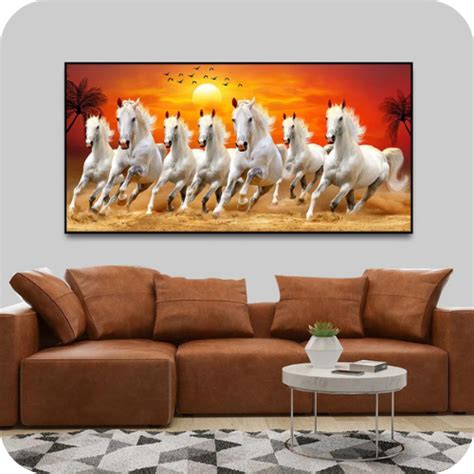 Sunset View of Horizon Floating Canvas Wall Painting – Vibecrafts