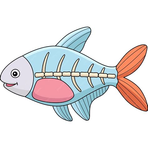 Premium Vector | Xray fish animal cartoon colored clipart